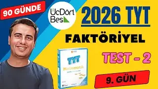 FAKTÖRİYEL | TEST-2 | 9. GÜN | 90 GÜNDE 345 TYT MATEMATİK ÇÖZÜMLERİ | 2026 #345tyt