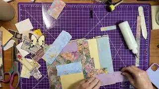 USING UP A 12x12 PAPER PAD 4 - FROM MASTER BOARD TO TUCKS TAGS AND BOOKMARKS