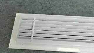 VENTECH Linear Bar Grille Installation In Walls, Sills and Rectangular Ducts