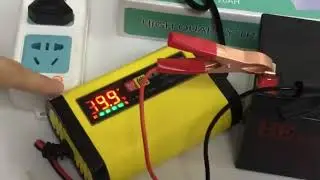 12V 2A Pulse Repair Battery Charger for Car Motorcycle AGM GEL WET Lead Acid LCD
