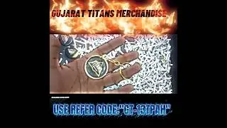 Gujarat Titans merchandise from Titans Fam app 🙌. Use Refer code: