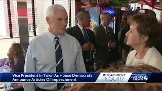 Pence campaigns in Beaver County, stops at Kings restaurant