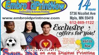 In House Screen Printing & Embroidery Digital Yard Signs Fast  and Affordable in Minneapolis
