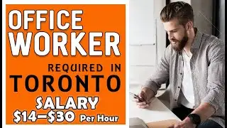 OFFICE WORKER JOBS IN TORONTO|HOW TO APPLY |JOBS IN CANADA #jobsincanada