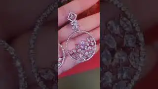 Stylish Silver Oxidised Earrings Designs ||Afghani Mirror Jhumka Earrings