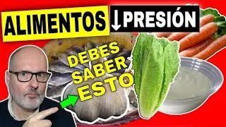 23 MEJORES ALIMENTOS para BAJAR LA PRESIÓN ALTA