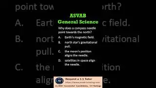 ASVAB General Science IMPORTANT Question | Compass Points North | You Must Know #asvab #asvabprep