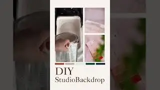 DIY Photography Studio Canvas Backdrop