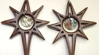 Eco wood crafts is live! Making some star earrings part 3
