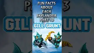 Gill Grunt Fun Facts #skylanders #toystolife #skylandersgiants #skylandersforever #videogames
