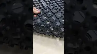 #interlocking rubber drainage mat with holes