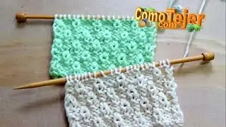 Cómo Tejer PUNTADA FÁCIL PARA TU PRIMER SUÉTER en 2 agujas, palitos, tricot, knitting (1487)