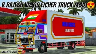 R Rajesh Vlogs Eicher Truck Mod Released in Bus Simulator Indonesia || @RRajeshVlogs 