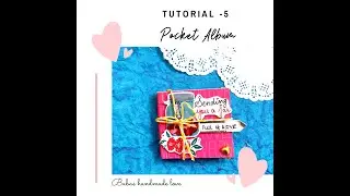 SUPER EASY MINI ALBUM TUTORIAL | POCKET ALBUM | DIY