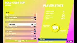 How I placed 5th in the first solo cash cup of Season 6