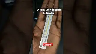 Steam Sterilization indicator in CSSD my MWM Medical #shorts #cssd #ot #medical #sterilization