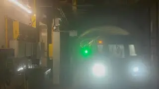 SMRT Trains TEL Kawasaki & CRRC Sifang CT251 [2014] arriving Orchard Blvd (➡️ Bayshore)