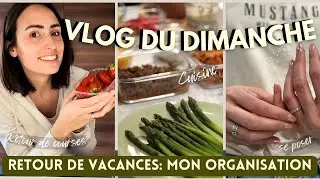VLOG DU DIMANCHE: Retour de courses - batchcooking- j'organise la semaine Bref je rentre de vacances