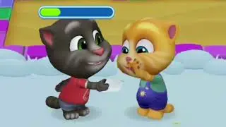 Meu Talking Tom e Amigos - Numa festa de o seu Tom e Ginger. ❄️