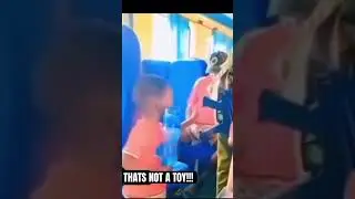 Child assumes gun is a toy 😳 #safety #besafe #childsafety #walmart #safekids #safefamily #active