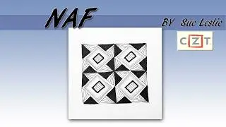 如何畫一般圖樣How to draw the Tangle Pattern NAF