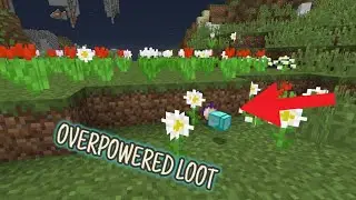 minecraft UHC but FLOWERS give you OP loot...