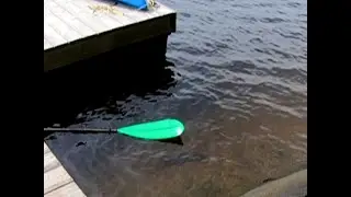 Air Paddle kayak paddle floating demo