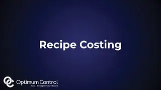 Recipe Costing | Optimum Control
