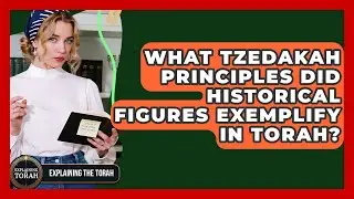 What Tzedakah Principles Did Historical Figures Exemplify In Torah? - Explaining The Torah