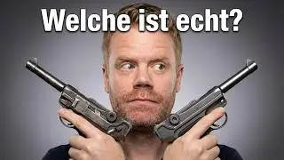 Echte Pistole vs. Airsoft: Luger 08 vs. Umarex Legends 08