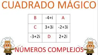 CUADRADO MÁGICO CON NÚMEROS COMPLEJOS #númeroscomplejos #imaginario #cuadrados #complejos #maths
