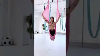 AERIAL YOGA FOR BEGINNERS 260110 #yogaskills #aerialyoga #aerialhammock #yogaexercises #yogaposes