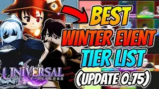 The *BEST* Winter Event Tier List IN Universal Tower Defense!