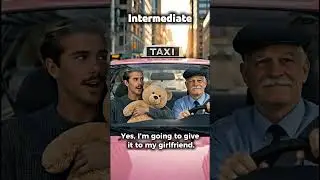 Beginner vs Advanced: Same Taxi, Different English #LearnEnglish #Challenge