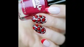 Autumn Nail Art 🍎 French Manicure | by Galanea Marta
