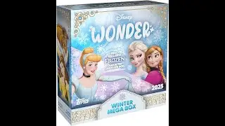 2025 Topps Disney Wonder - Winter Mega Box Review ASMR No Talking!