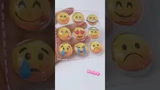Easy,  3D Emoji Sticker With Slime #shorts #bearfamily #satisfying