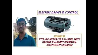 Type-B Chopper fed DC Motor Drive-Second Quadrant Operation- Regenerative Braking Control-Session 21