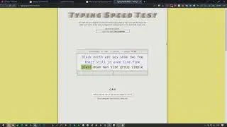 typing speed test 123 wpm with injury