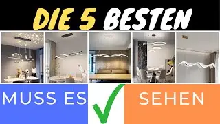 MODERNE ESSZIMMERLAMPEN F&Uuml;R JEDEN STIL! 💡✨ TOP 5 DESIGN-LEUCHTEN IM VERGLEICH! 🏠🛋️