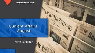 29th August 2020 | Current Affairs in 5 min | WBCS, PCS, PSC, SSC | Daily CA | wbpscupcs.com