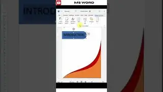 #coverpage design in ms word #cover page design in ms wordcover page design in #msexcel word easy