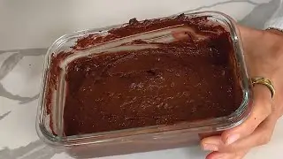 3-Ingredient Healthy Brownies 😋