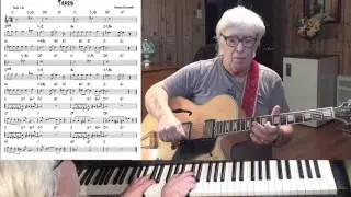 Tears - Jazz guitar & piano cover ( Django Reinhardt )