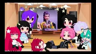 K-pop demon hunters react to ships(rujinu, zoestery, miromabby) | put in 2x speed