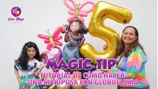 TUTORIAL DE C&Oacute;MO HACER UNA MARIPOSA CON GLOBOFLEXIA, CON GLOBOS 260