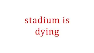 This is Killing Stadium Overwatch...