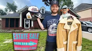ESTATE SALES FULL of VINTAGE!! Snapbacks, Decor, Clothing, & More!