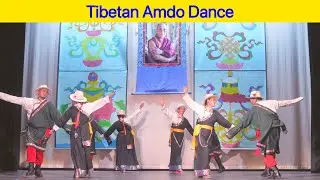 Tibetan Amdo Dance || Rebkong Circle Dance || Vermont Tibet Festival 2023 || 4K