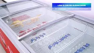 Commercial Deep Freezer Display Cabinet Island Freezer